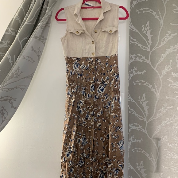 Vintage Button-Up Dress size small/medium - Picture 5 of 12